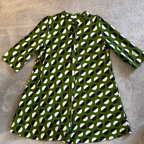 Zuri “Zenith” Green and Black dress, size Large, Standard length - Picture 1 of 6